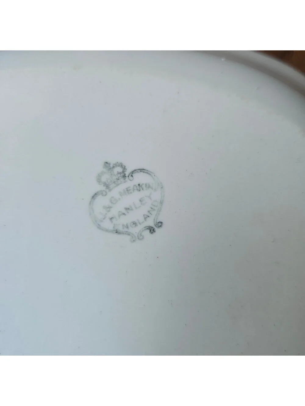 Antique J&G Meakin Hanley England White Ironstone 10